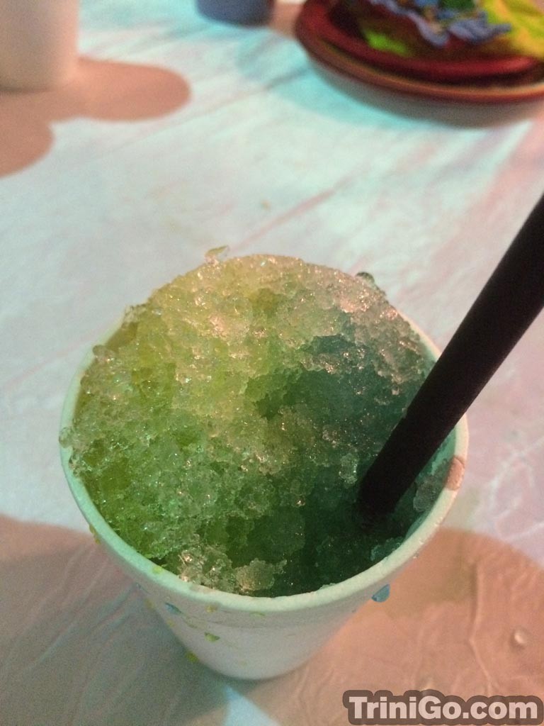 | TriniGo | Shaved ice, syrup (guava, pineapple and kola) and optional condensed milk. | TriniGo